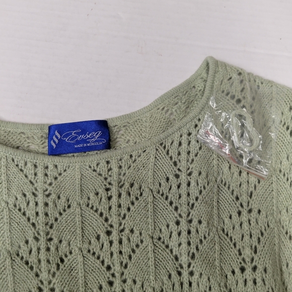 New Vintage Esveg Mongolia Tie Side Sweater Size S - Picture 4 of 5